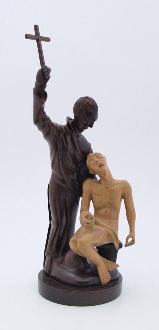 São João de Deus com um doente